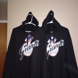 San Francisco Giants Sweatshirt Hoodies Stitches Size XL XXL 