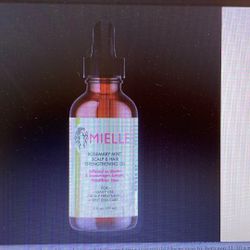 Mielle Rosemary Mint Scalp & Hair Strengthening Oil with Biotin! For Split Ends and Dry Scalp!