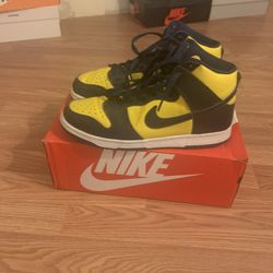 nike dunk michigan