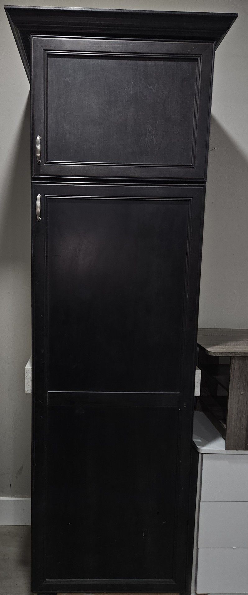 Coffee Brown Gorgeous Large Sturdy Cabinet