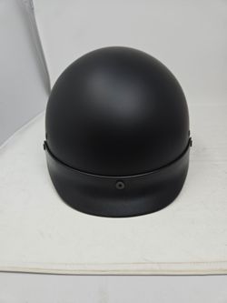 1Storm Motorcycle Half Face Helmet German KY-205V  W/ Eye Visor  Size Small New