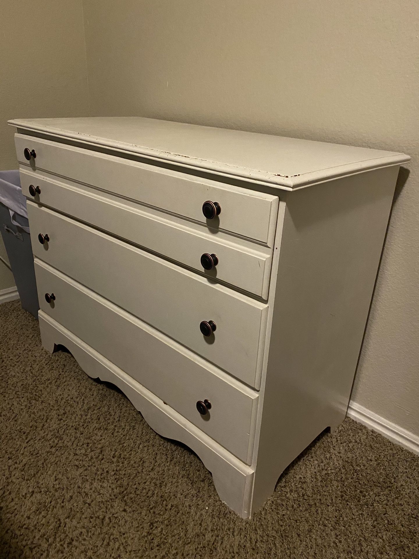 3 Drawer Dresser (White)