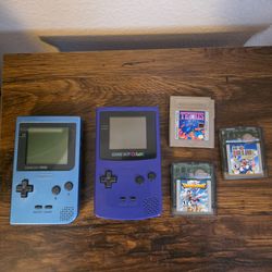 Gameboy color and Gameboy pocket