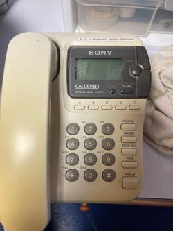Sony caller I’d corded telephone model it-id70