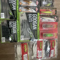 Googan Squad ,Zoom,Berkley,and Lucky Craft Bundle