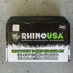 New 3/4" D Rings For Trailer Hooks