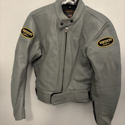 Vanson Leathers Perforated Motorcycle Jacket – Made in USA