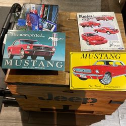 Ford Mustang Aluminum Posters. 