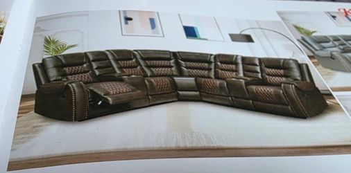 Sectional recliner manual