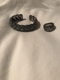 David Yurman bracelet and ring