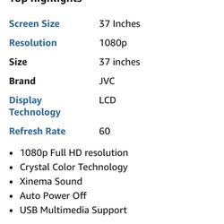 JVC TV 