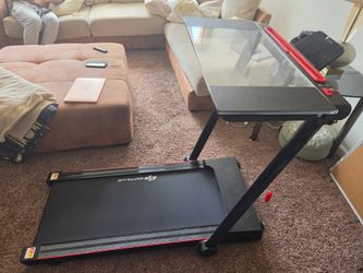 Treadmill with stand