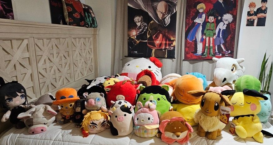 Anime Plushies/Pokemon Plushies