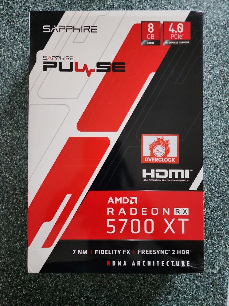 Radeon Rx 5700 Xt 8GB SAPPHIRE PULSE AMD GPU