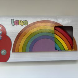 Montessori Wooden Rainbow Stacker