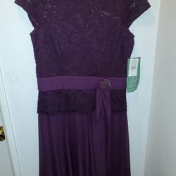 Purple fancy dress