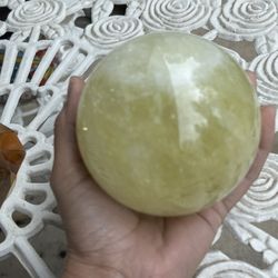 Huge Cintrine Sphere Crystal 
