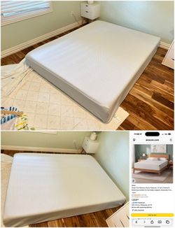 2 QUEEN ZINUS MEMORY FOAM MATTRESSES