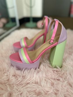 Colorful Platform Heels
