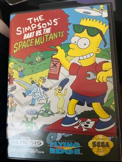 The Simpsons Bart vs. the Space Mutants Sega Genesis