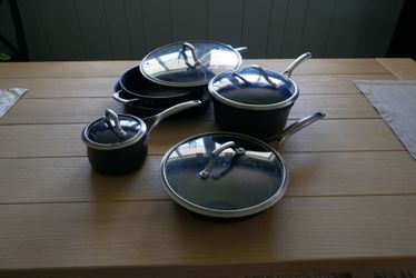 Calphalon Nonstick Pots & Pans Set – 9 Pieces (with Lids)