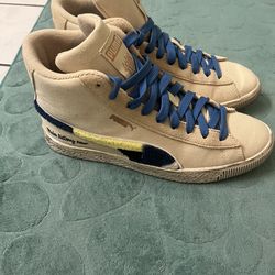 Puma Black Fives Clyde Mid -Size 7C