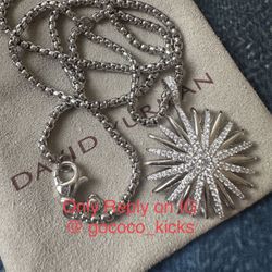Starburst Necklace With Diamonds 