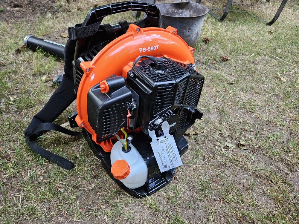 ECHO Pb580t

216 MPH 517 CFM 58.2cc Gas 2-Stroke Backpack Leaf Blower with Tube Throttle Like New
 Prices Firm No Trades No Offers