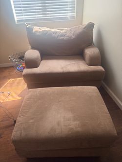chair and ottoman