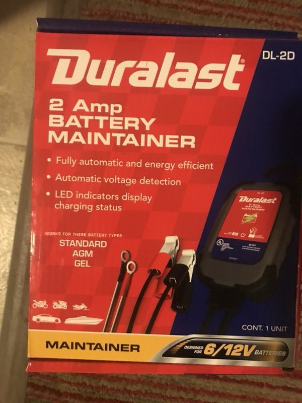 New duralast 2 amp battery maintainer DL-2d