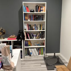 White Bookcase 2 Units