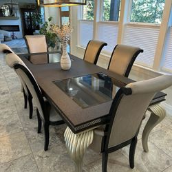 Fine Dining Table And 6 Chairs