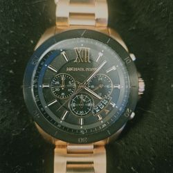 Michael Kors Oversized Mens Gold Watch