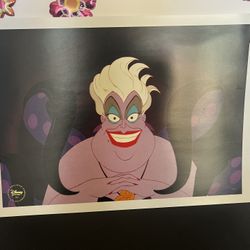 DISNEY VILLAIN URSULA 2013 LITHOGRAPH