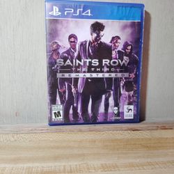 PS4 Saints ROW THE THIRD REMASTERED 