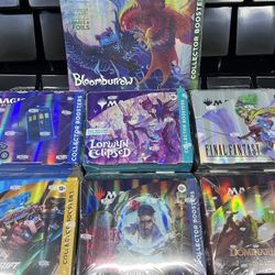 Sealed Magic The Gathering MTG Booster Boxes! Collector, Play, Set, Draft, Pre-Release, Bundles and more.  Large selection available. See Description.