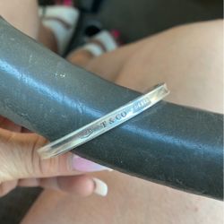 TIFF & CO SILVER CUFF BRACELET 