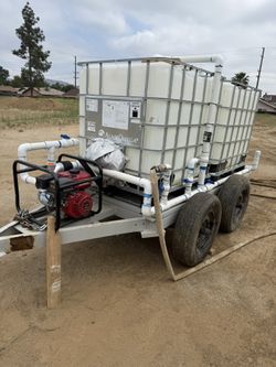 Water Tank 500 Gallon With Motor