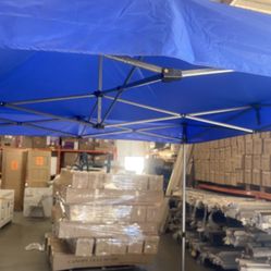 Great For Mother’s Day Party New In Box Canopy 10 Ft X 10 Ft Blue  Easy Set Up Party Patio Etc w/carrying Bag