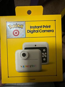 Pokémon target instant print digital camera