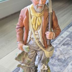 Old Man Stick & Dog
