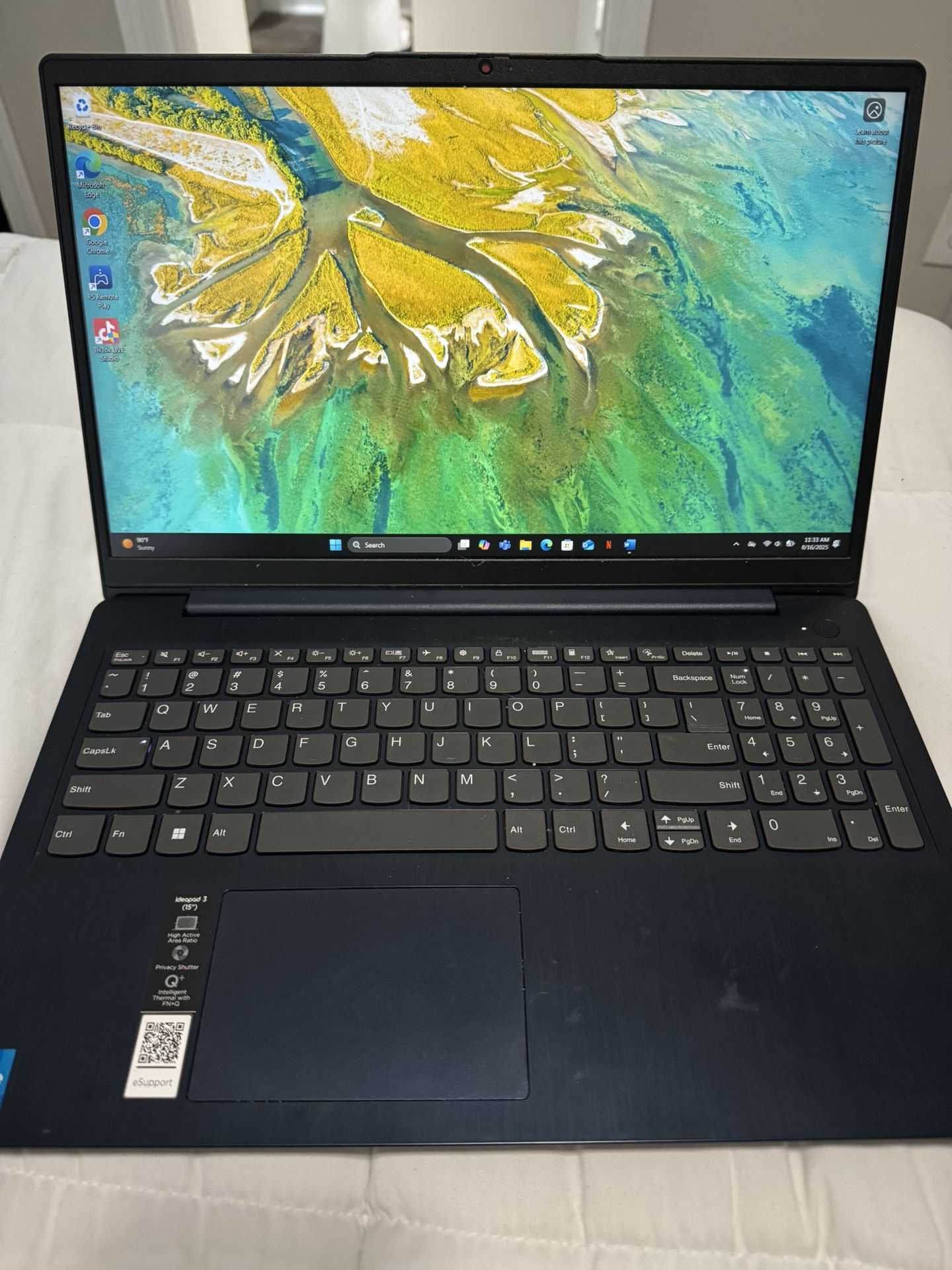 Lenovo Idea Pad3 15.6” Touchscreen