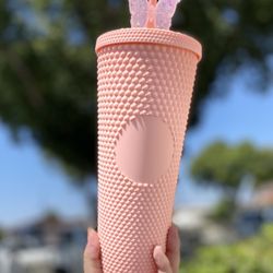 Not Starbucks Studded tumbler, pink Studded, Black Studded 