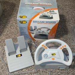 VIDEO GAME RACING WHEELS SEGA DREAMCAST MICROSOFT XBOX PLAYSTATION 1 2 3 4 5 PS1 PS2 PS3 PS4 PS5 