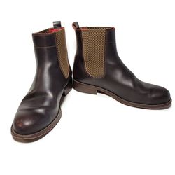 Caballo Dorado Women's Western Leather Boot Brown Size 38 7/7.5 México, 