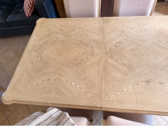 6 person table with leaf extender