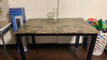 marble table