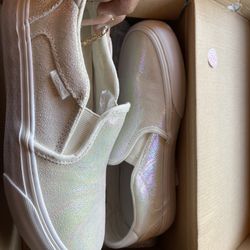 Florecent Cute Vans For Girls/woman Size 6.5