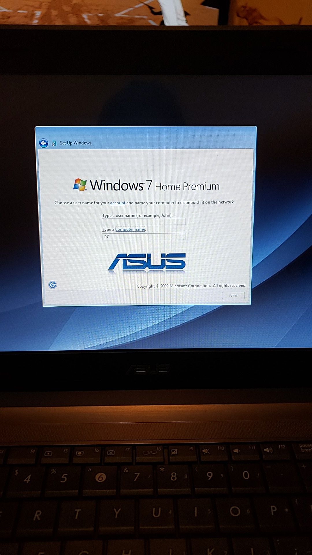 Asus laptop