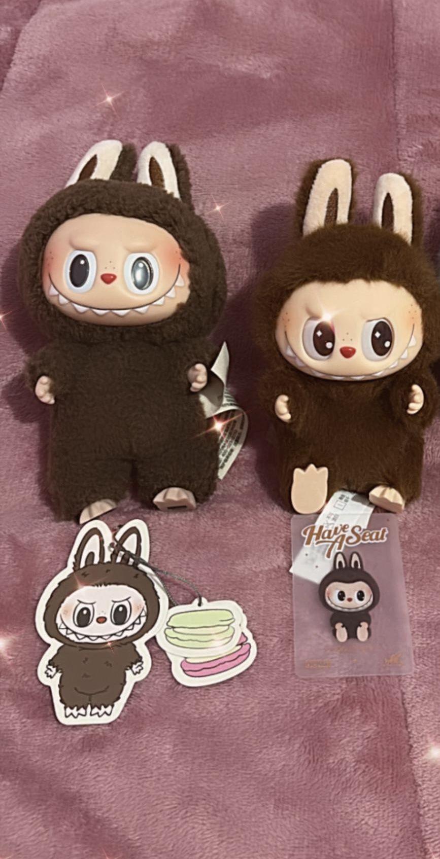 CoCo♡106HAVE A SEAT&exiciting macaron Labubu Secret Have A Seat And Macaron